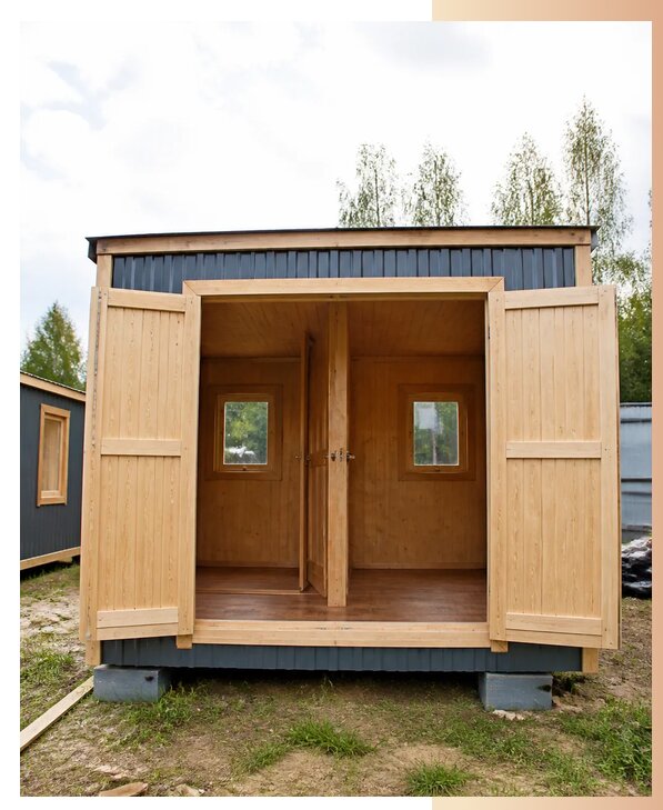 Дачные бытовки распашонки в Белореченске по цене от 121728 р. | БытовкаПрофи-Блч